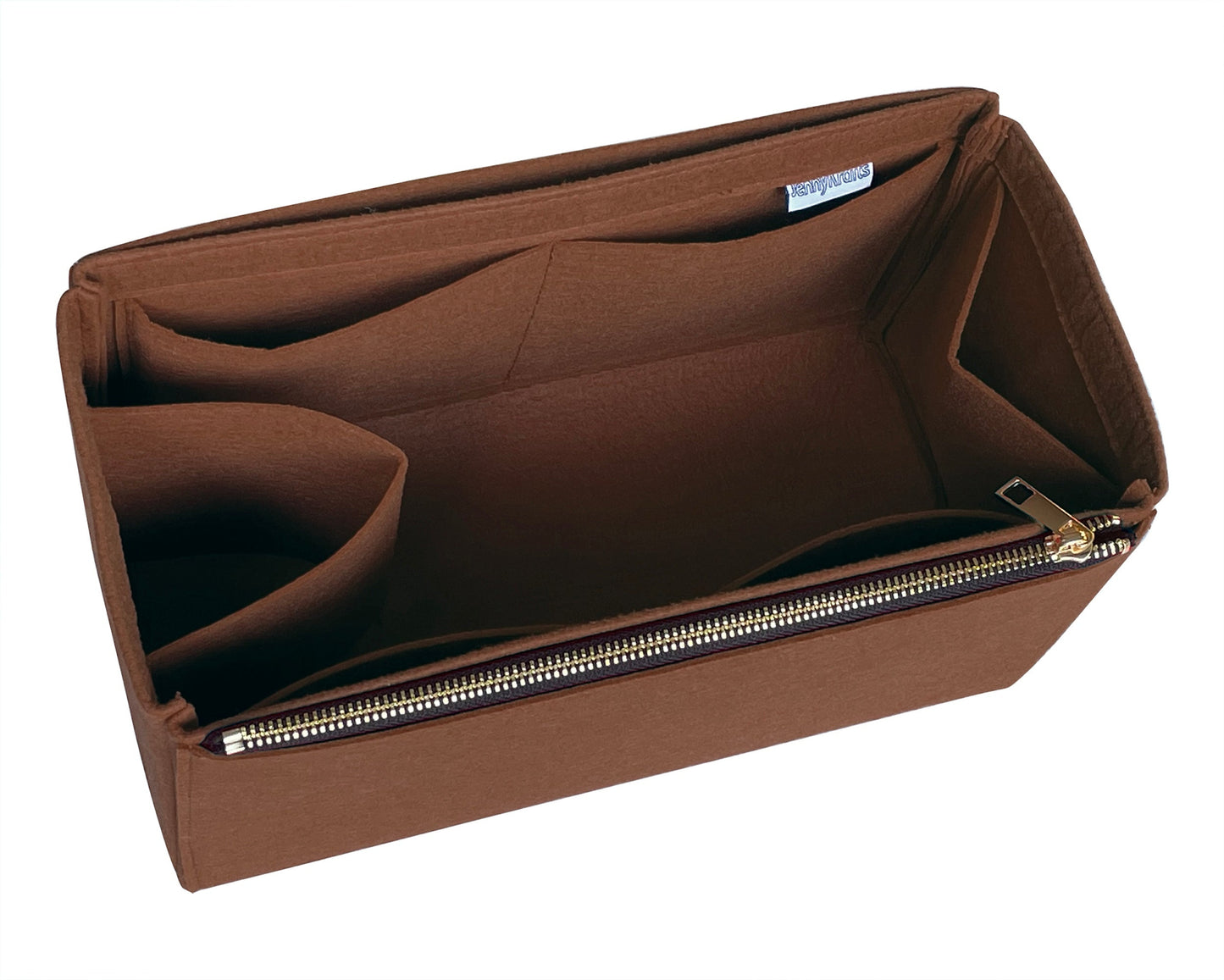[[Mulberry] Dorset Bag Organizer] Felt Purse Insert, Liner Protector, Customized Tote Organize, Cosmetic Makeup Diaper Handbag (Style D-1)