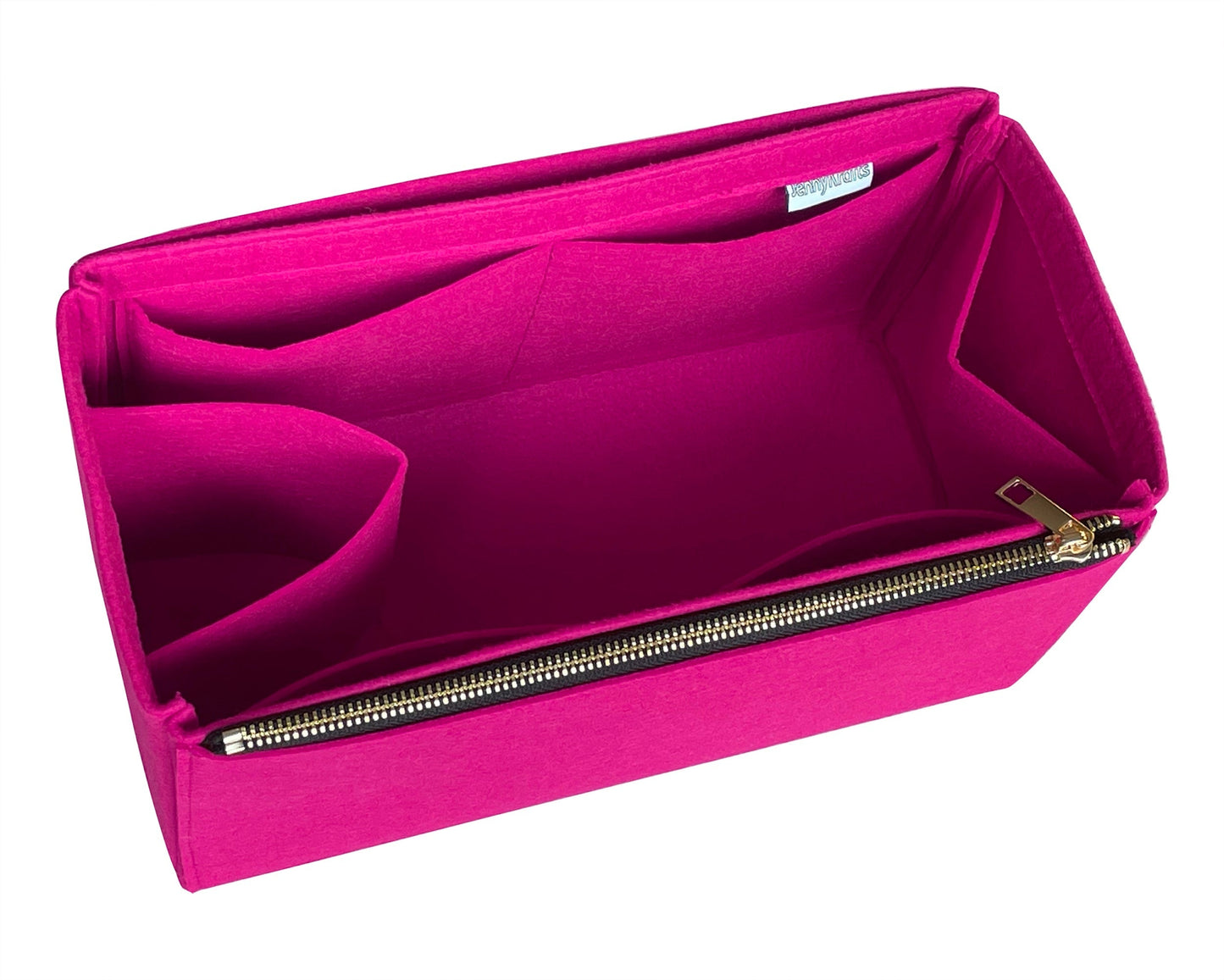[[Mulberry] Dorset Bag Organizer] Felt Purse Insert, Liner Protector, Customized Tote Organize, Cosmetic Makeup Diaper Handbag (Style D-1)