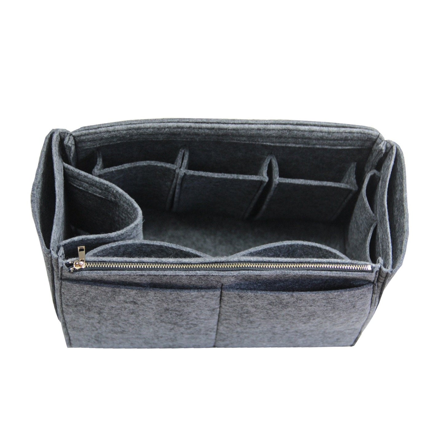 [Vaneau GM Organizer] Felt Purse Insert, Bag in Bag, Customized Tote Organize, Cosmetic Makeup Diaper Handbag (Style JIA)