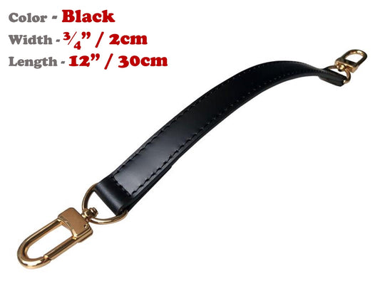 2cm Width - Handbag Strap, Genuine Vachetta Leather, Customized in Any Length, Designer Tote, Top Handle Purse, Gold Silver Brass Clasps